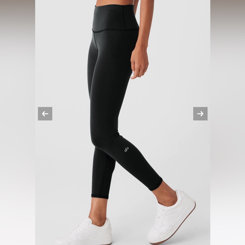 Black 7/8 High-Waist Airbrush Legging